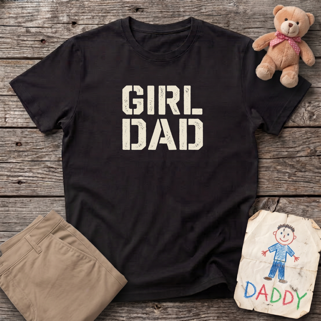 Stencil Girl Dad Tee