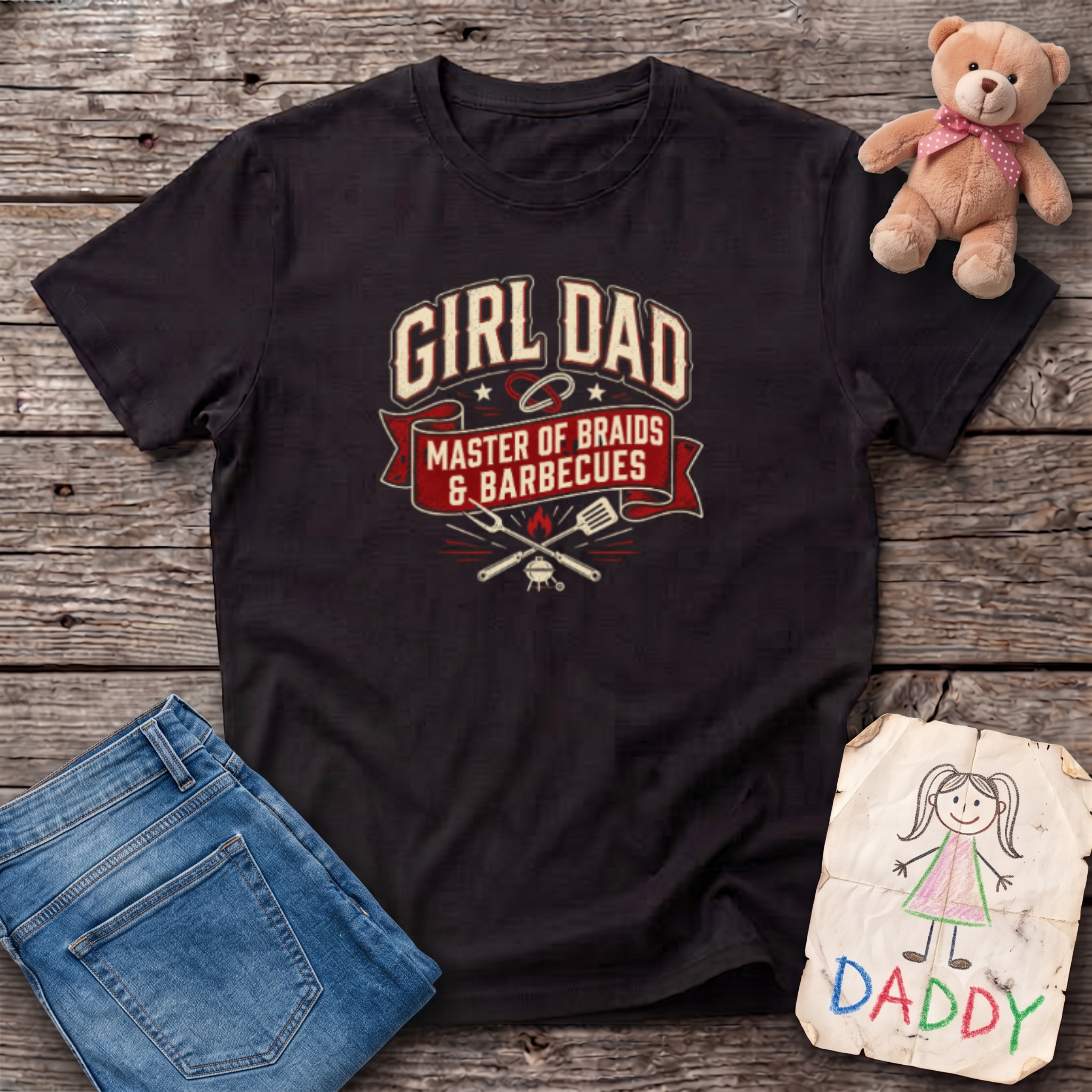 BBQ and Braids Tee