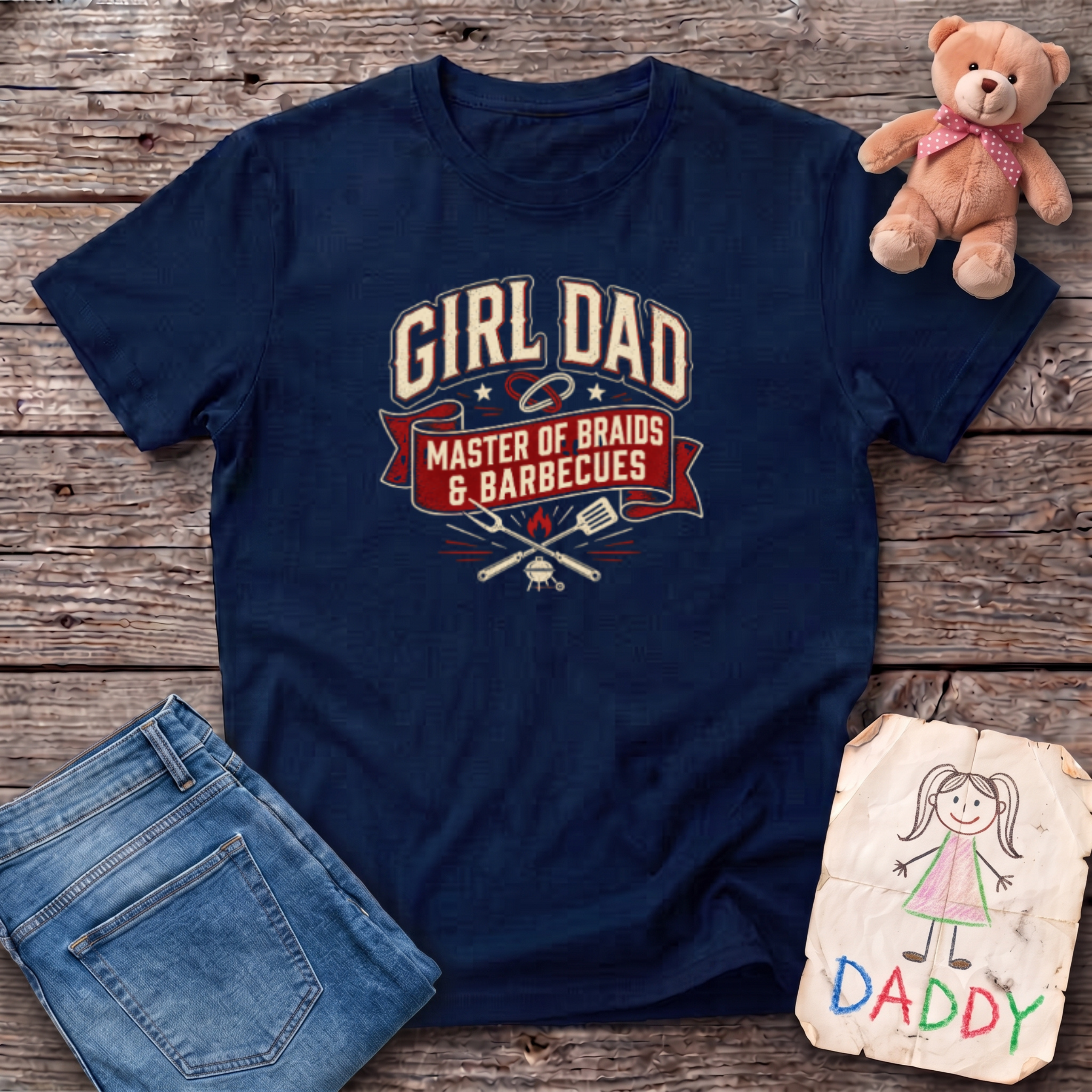 BBQ and Braids Tee