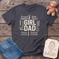 Girl Dad Word Cloud Tee