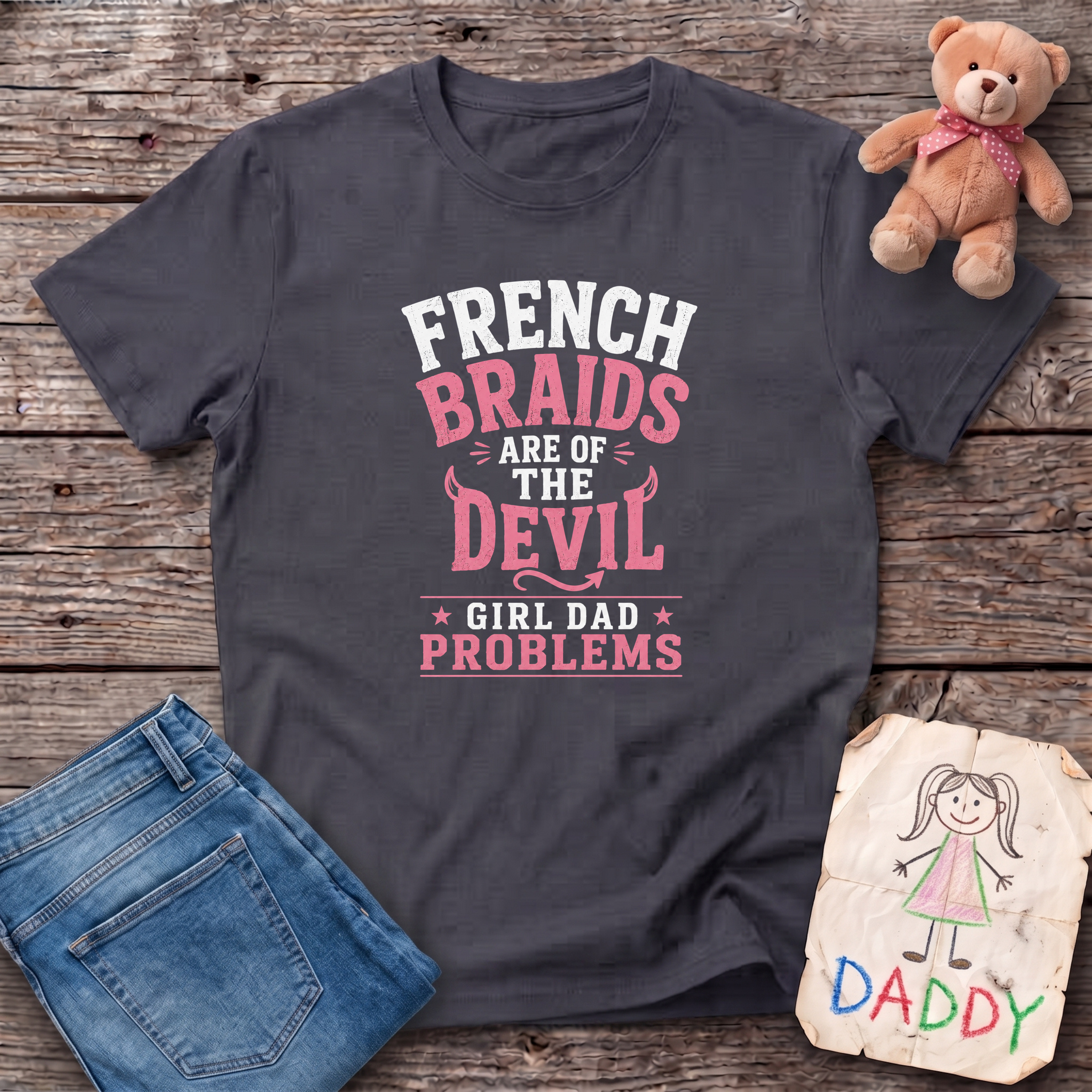 French Braids Tee