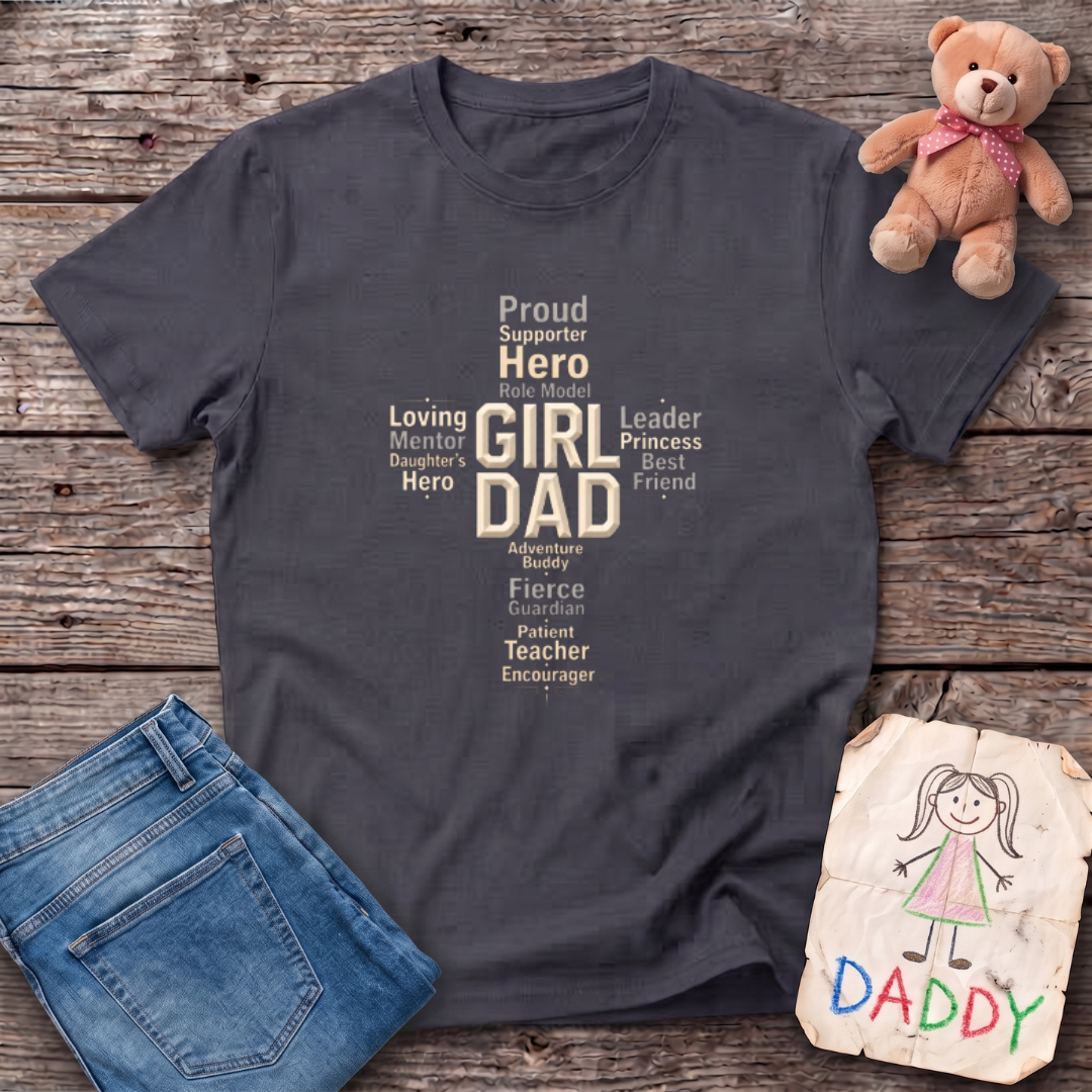 Word Cloud Cross Tee