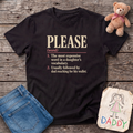 Please Definition Tee