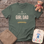 God Made Me a Girl Dad Tee
