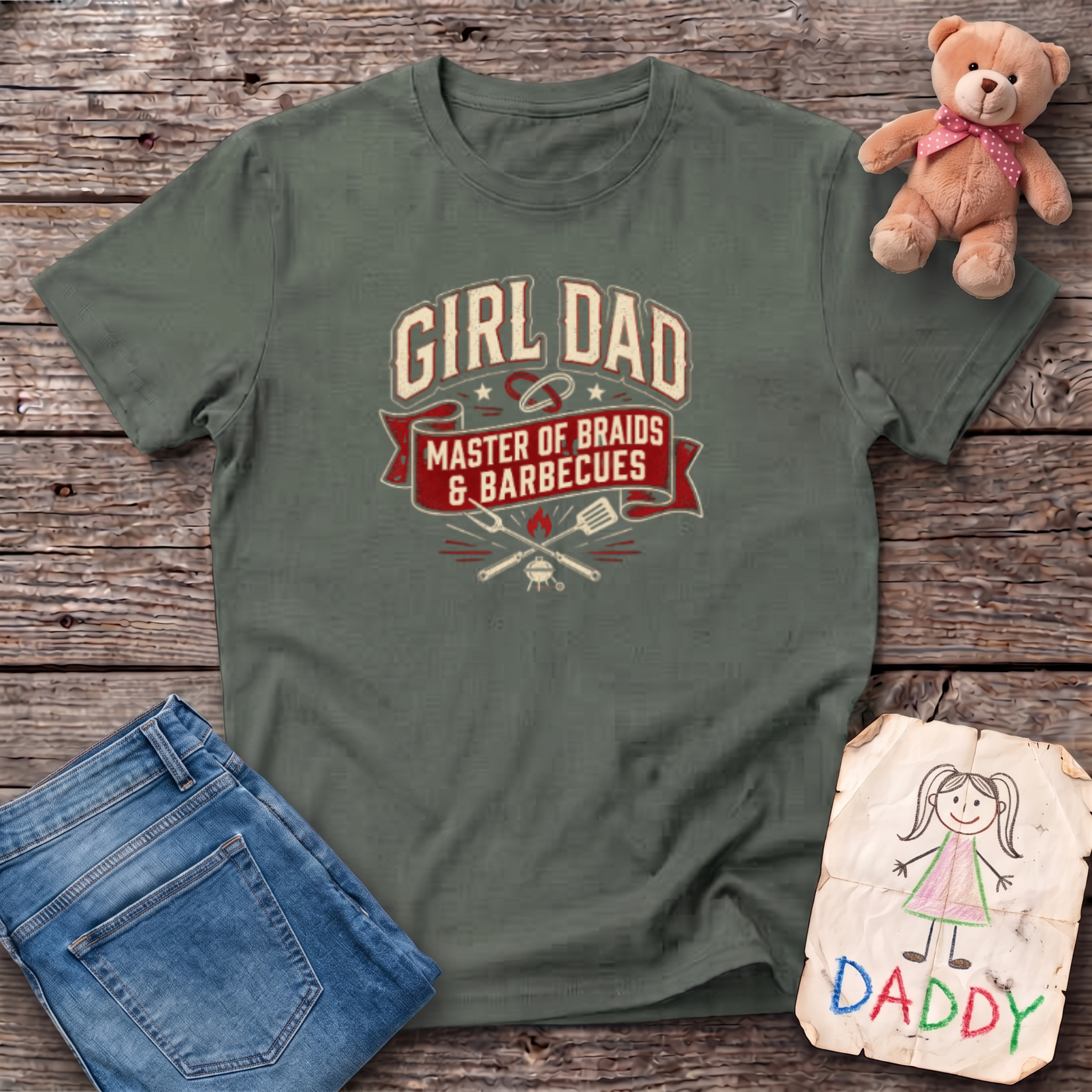 BBQ and Braids Tee