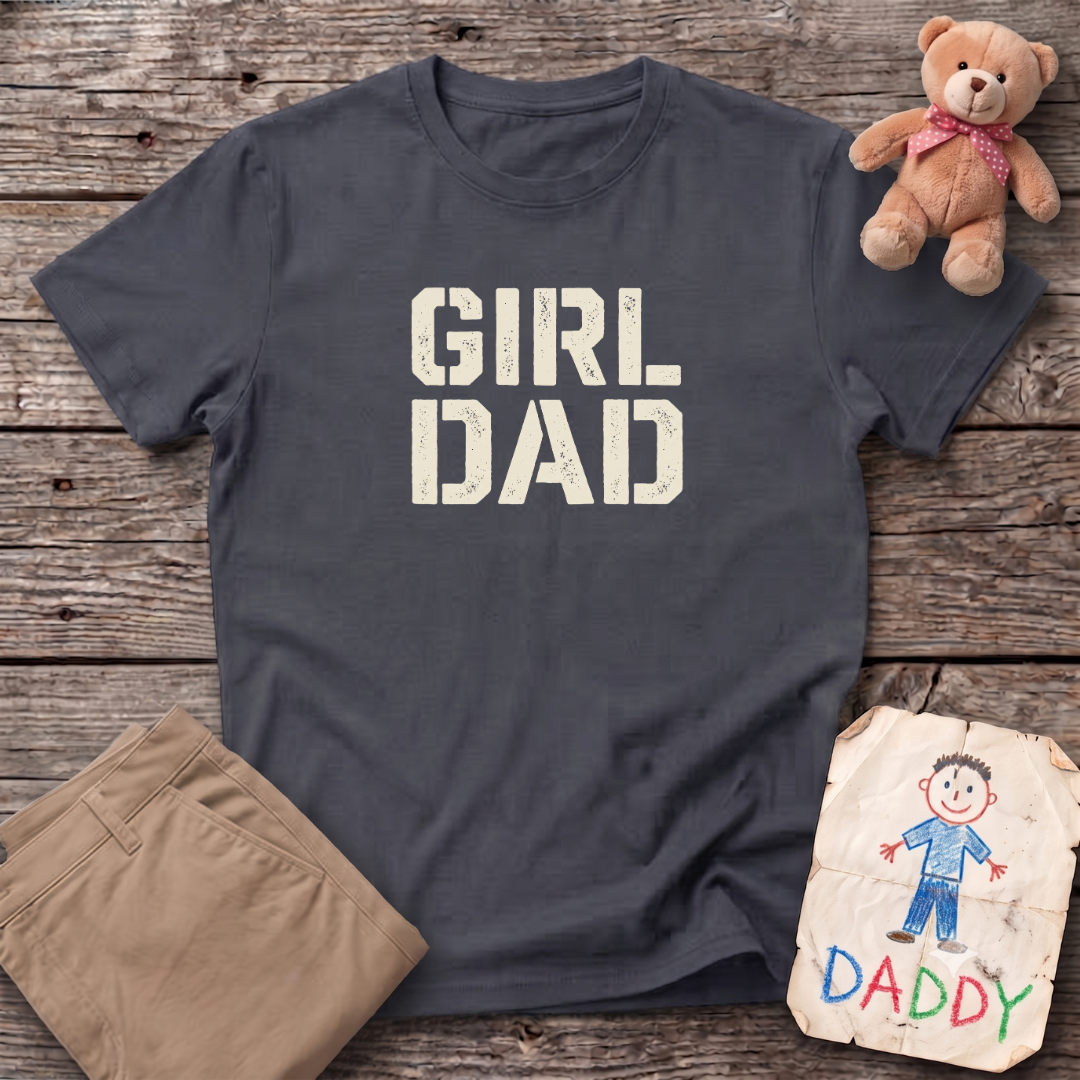 Stencil Girl Dad Tee