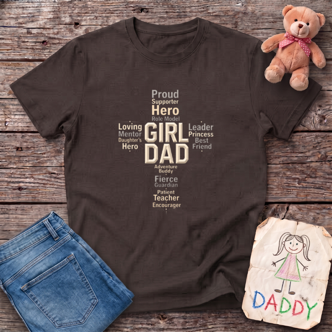 Word Cloud Cross Tee