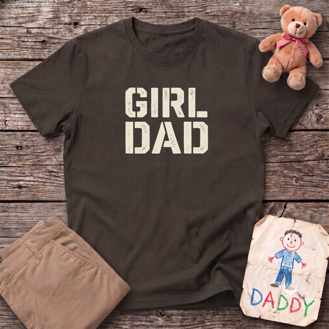 Stencil Girl Dad Tee